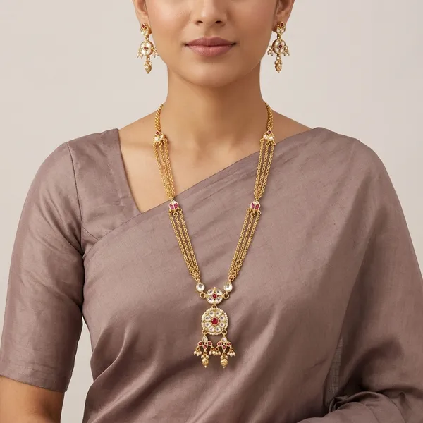 Gold_Brass_Copper_Pachi_Kundan_Necklace_Set_For_Women