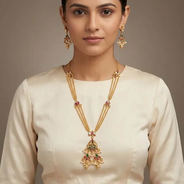Gold_Brass_Copper_Pachi_Kundan_Necklace_Set_For_Women