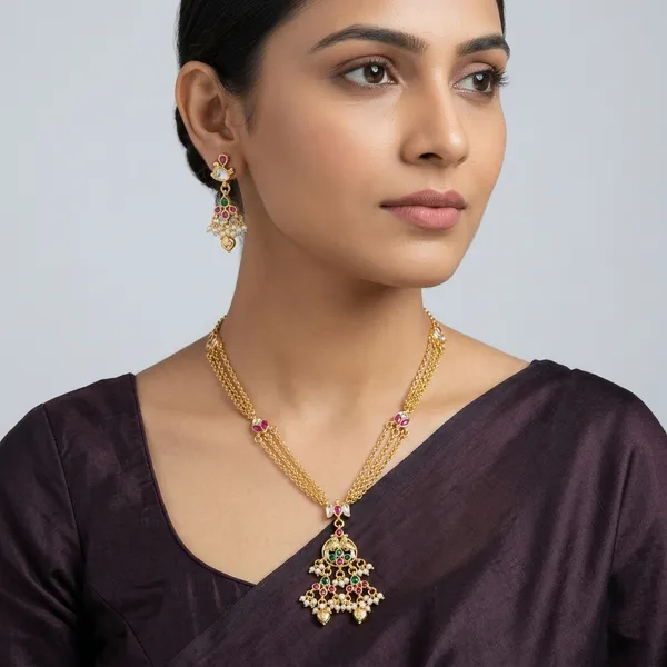 Gold_Brass_Copper_Pachi_Kundan_Necklace_Set_For_Women