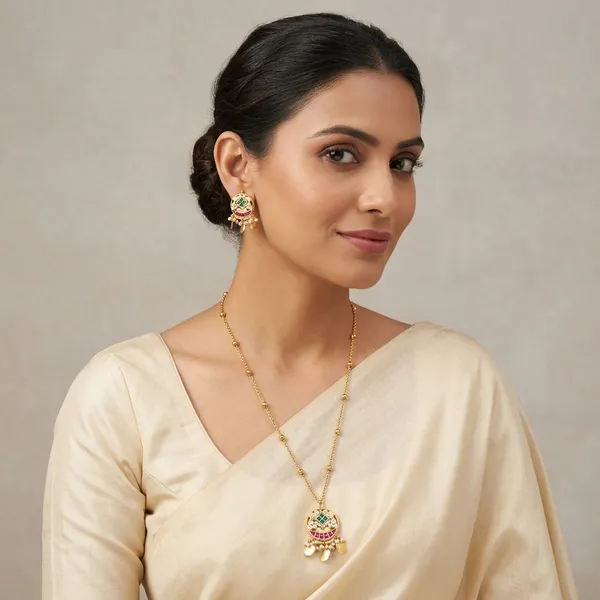 Gold_Brass_Copper_Pachi_Kundan_Necklace_Set_For_Women