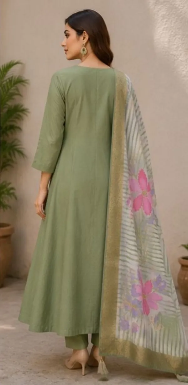 Olive_Green_Top-Bottam_Roman_Duptta_Muslin_Inner_Cotton_Straight_Floral_Embroidered_Kurta_Set_For_Women