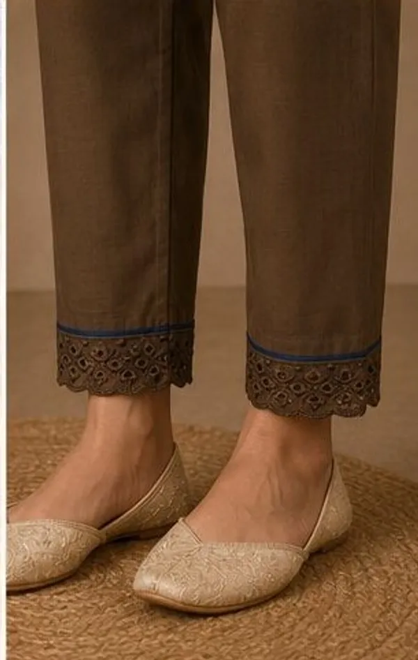 Brown_And_Blue_Top-Dupatta_Mal_Chaneri_Bottom_Roman_Inner_Cotton_Straight_Embroidered_Kurta_Set_For_Women