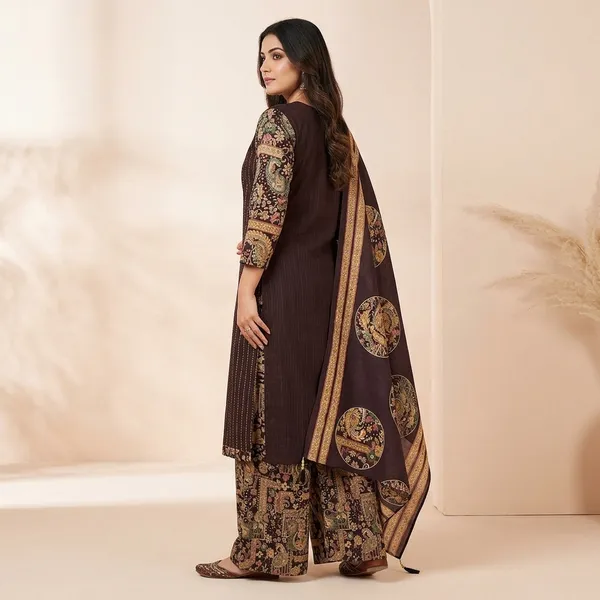 Brown_Vertican_Top-Bottam__Duptta_Print_Straight_Printed_Suit_Set_For_Women