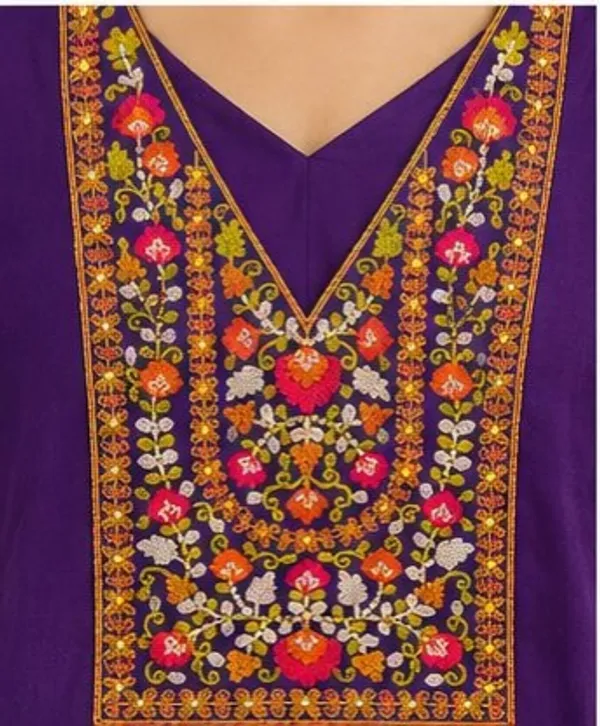 Purple_Top-Duptta_Mal_Chanderi_Bottam_Roman_Inner_Cottan_Anarkali_Embroidered_With_Hand_Work_Kurta_Set_For_Women