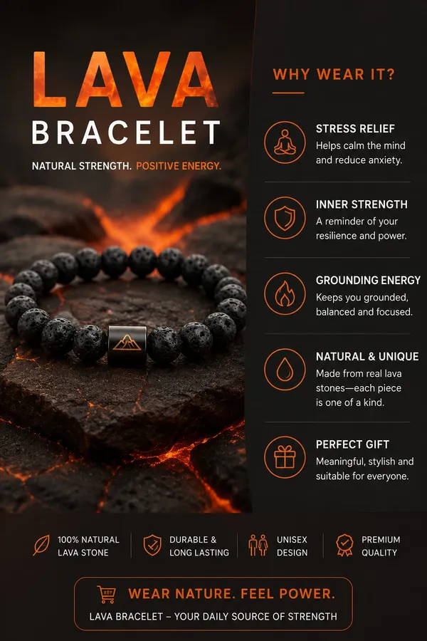 Natural_Lava_Stone_Beaded_Bracelet_with_Mountain_Charm