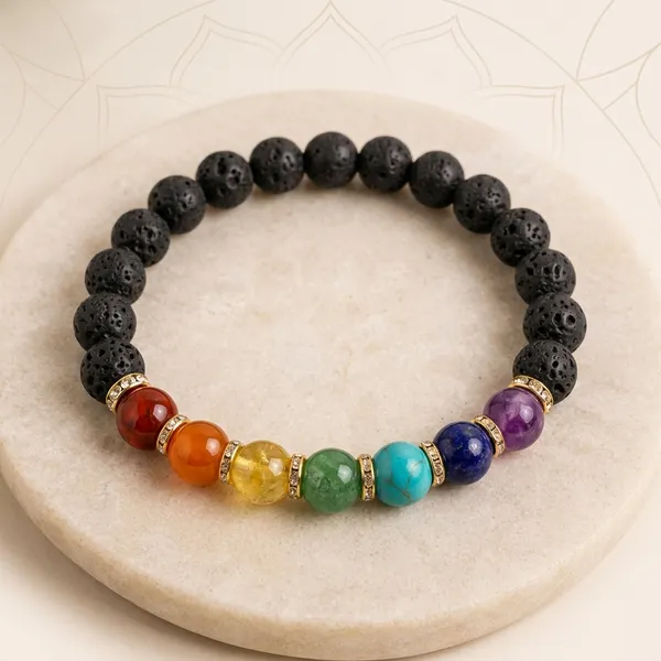 7_Chakra_Lava_Stone_Beaded_Bracelet_with_Colorful_Energy_Stones