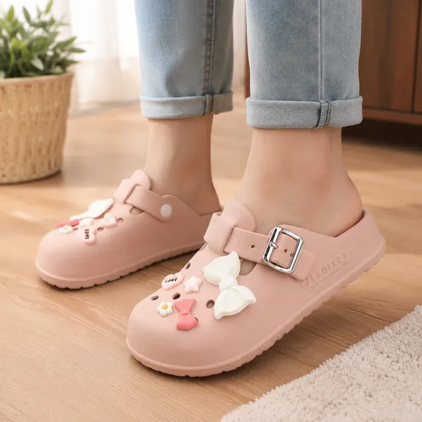 Peach_Bambi_Clogs_for_Women
