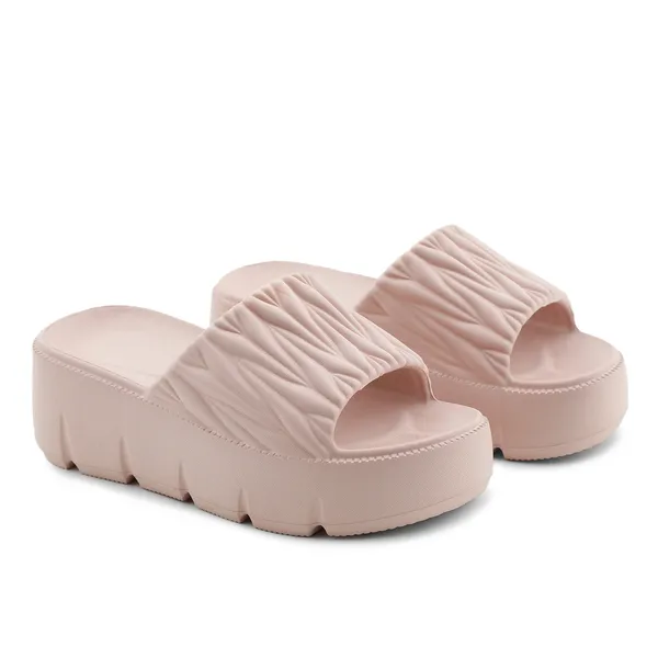 Peach_Leher_Platform_Sliders_for_Women