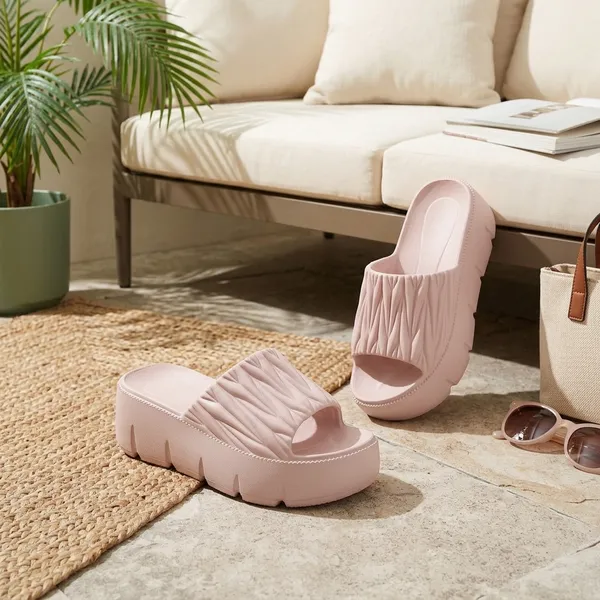 Peach_Leher_Platform_Sliders_for_Women