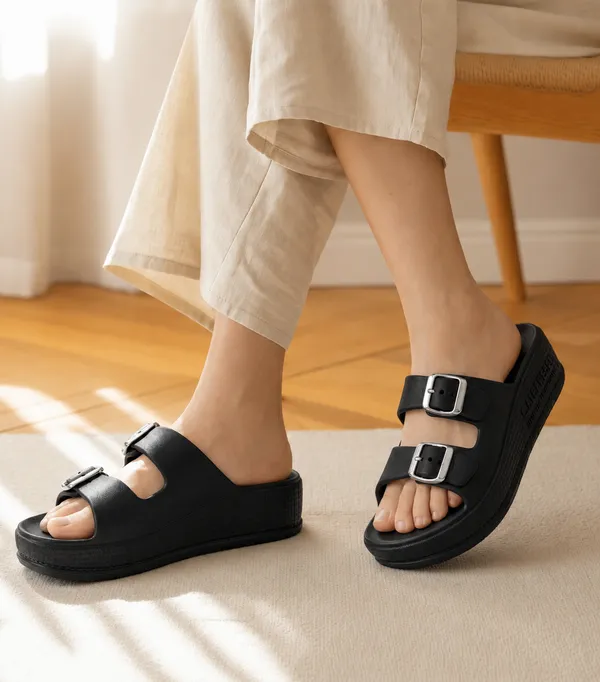 Black_Luna_Platform_Buckle_Sliders_For_Women