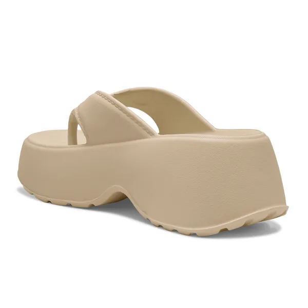 Cream_Daisy_V-Shaped_Flip_Flop_with_Clove_Charm_For_Women