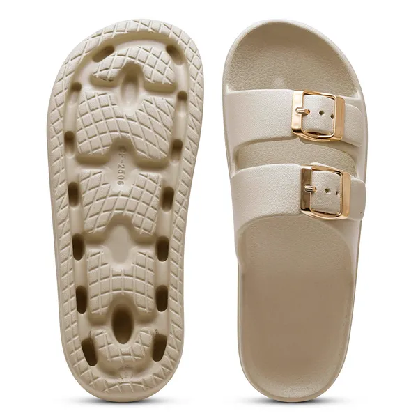 Beige_Luna_Platform_Buckle_Sliders_For_Women