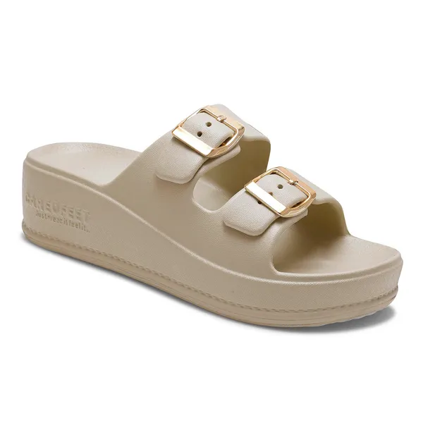 Beige_Luna_Platform_Buckle_Sliders_For_Women