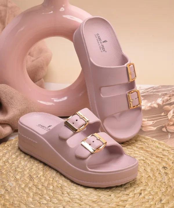 Pink_Luna_Platform_Buckle_Sliders_For_Women