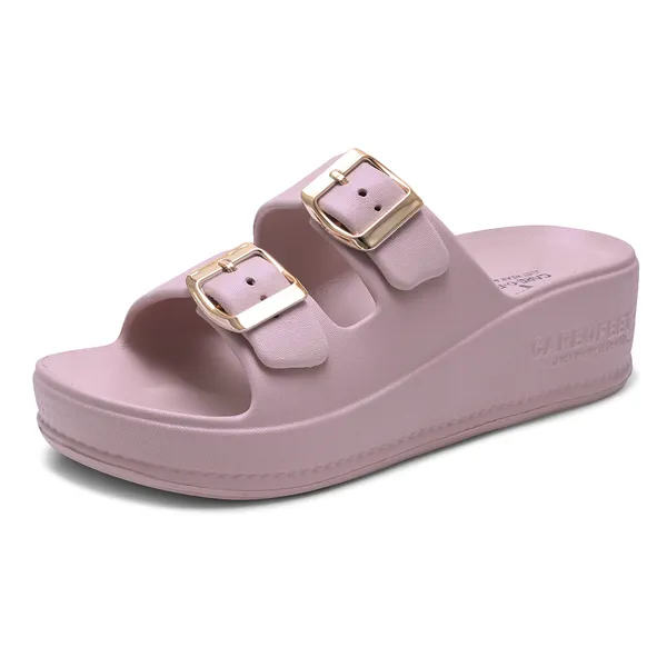 Pink_Luna_Platform_Buckle_Sliders_For_Women