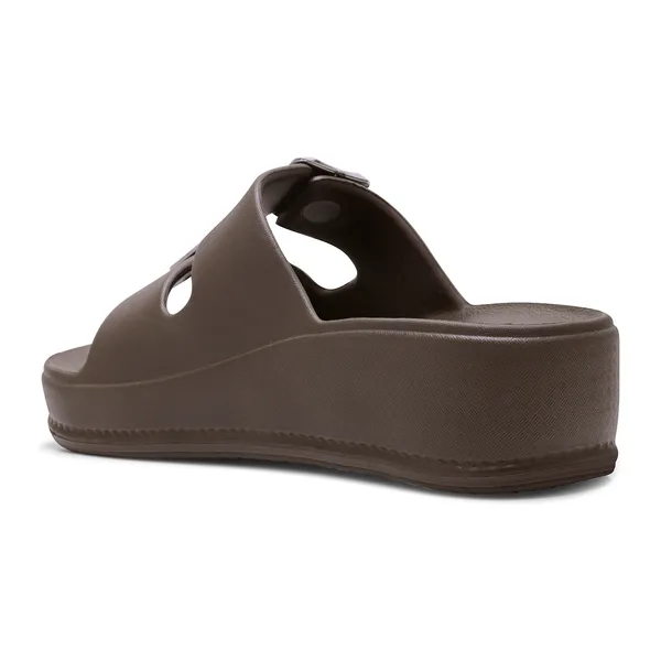 Brown_Luna_Platform_Buckle_Sliders_For_Women