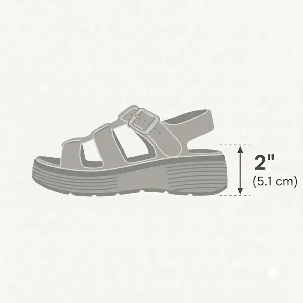 Black_Pebble_Buckle_Sandal_For_Women