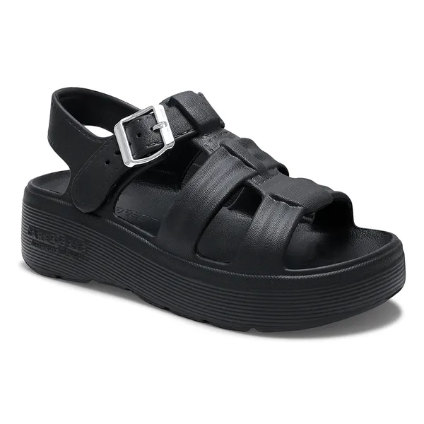 Black_Pebble_Buckle_Sandal_For_Women