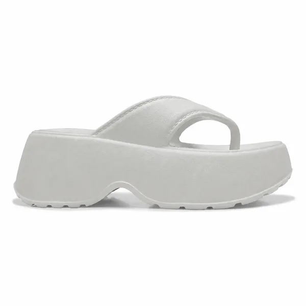 Light_Grey_Daisy_V-Shaped_Flip_Flop_For_Women