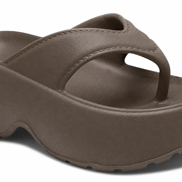 Brown_Daisy_Flip_Flop_V-Shaped_For_Women