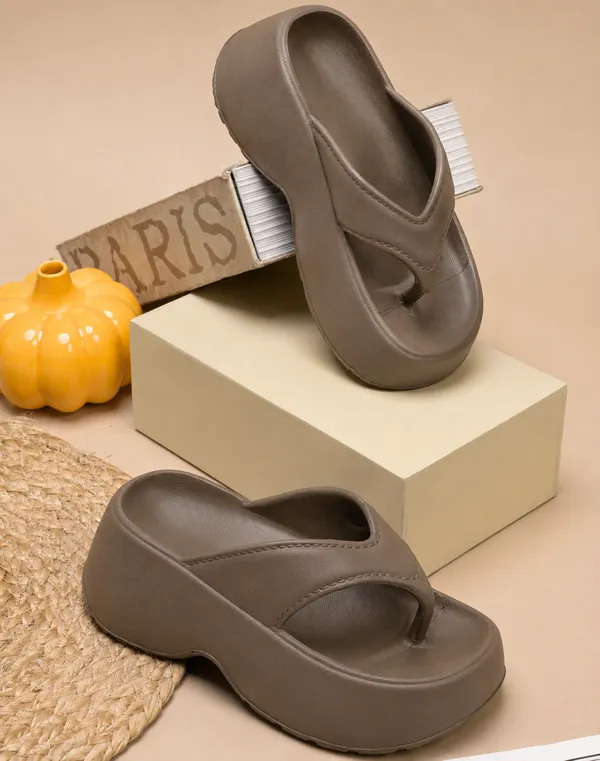 Brown_Daisy_Flip_Flop_V-Shaped_For_Women