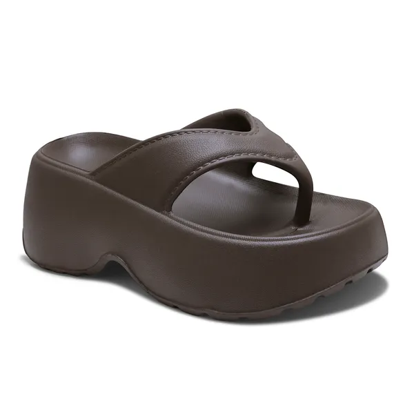 Brown_Daisy_Flip_Flop_V-Shaped_For_Women