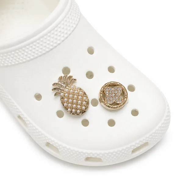 Luxury_Pineapple_&_Clove_Gold_Crystal_Eva_Shoe_Charms_(Pack_Of_4)
