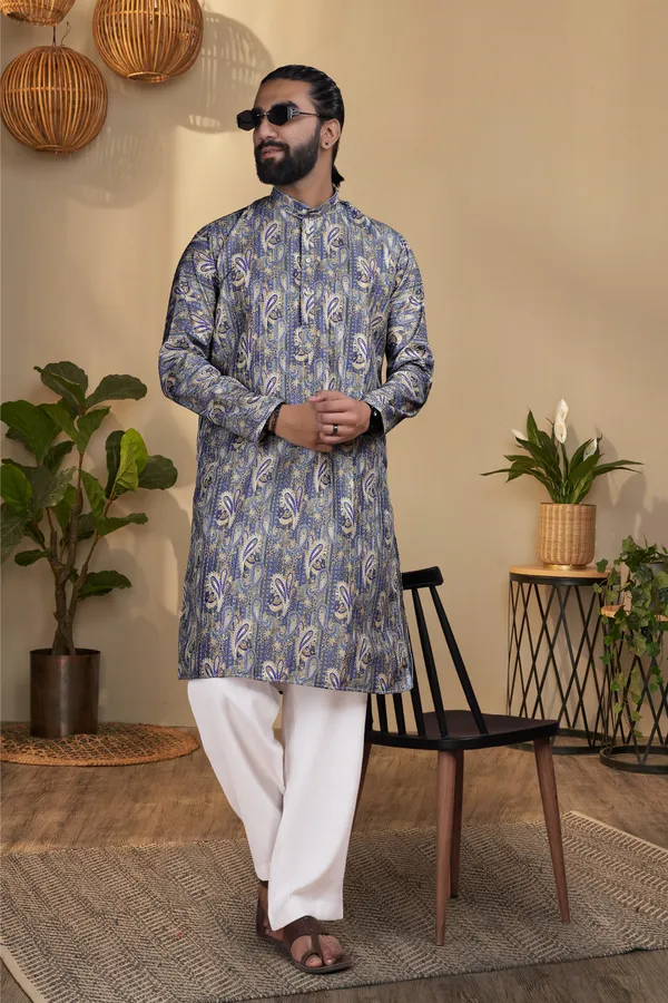 Multicolor_Rayon_Straight_Paisley_Print_Kurta_For_Men