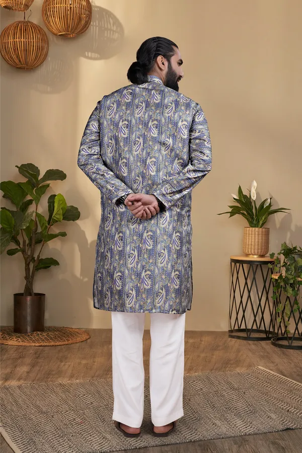 Multicolor_Rayon_Straight_Paisley_Print_Kurta_For_Men