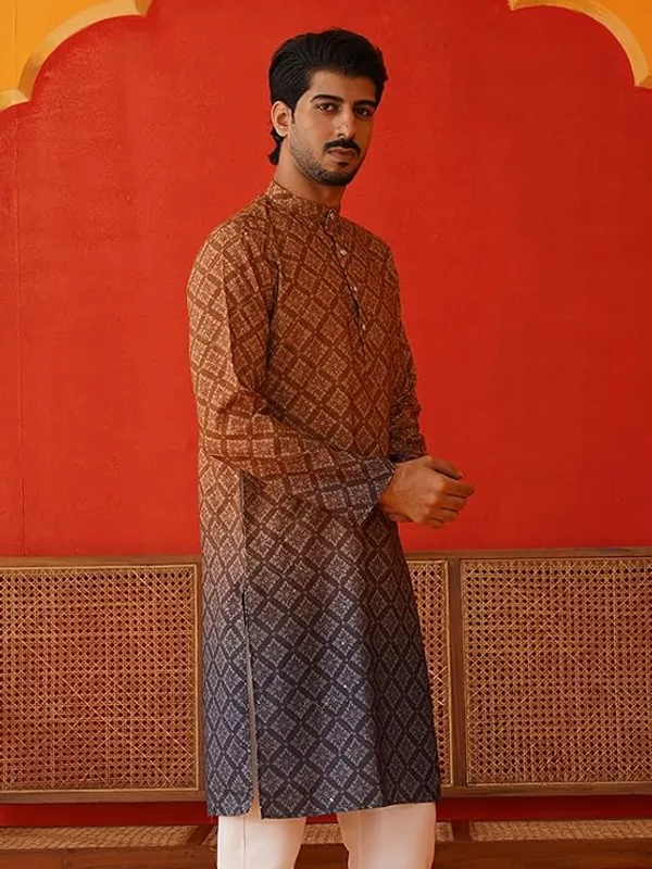NEW_TRENDING_DOUBLE_SHADING_PRINTED_KURTA