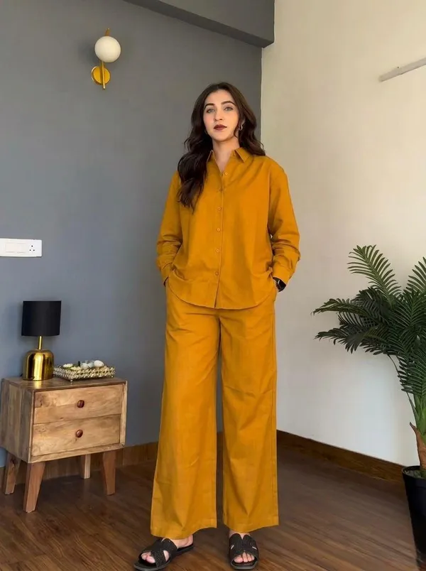 Veloura_Ease_Mustard__Cotton_Co-Ord_Set