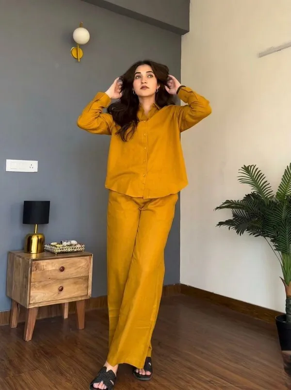Veloura_Ease_Mustard__Cotton_Co-Ord_Set