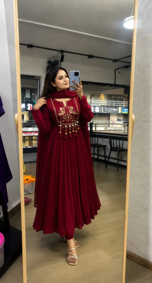 Wine_Red_Embroidered_Anarkali_Suit_Set_with_Dupatta