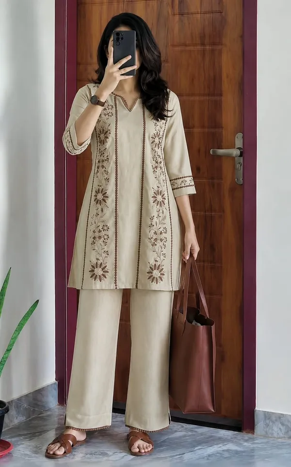 Women’s_Beige_Embroidered_Floral_Kurta_with_Palazzo_Set_|_Elegant_Ethnic_Wear