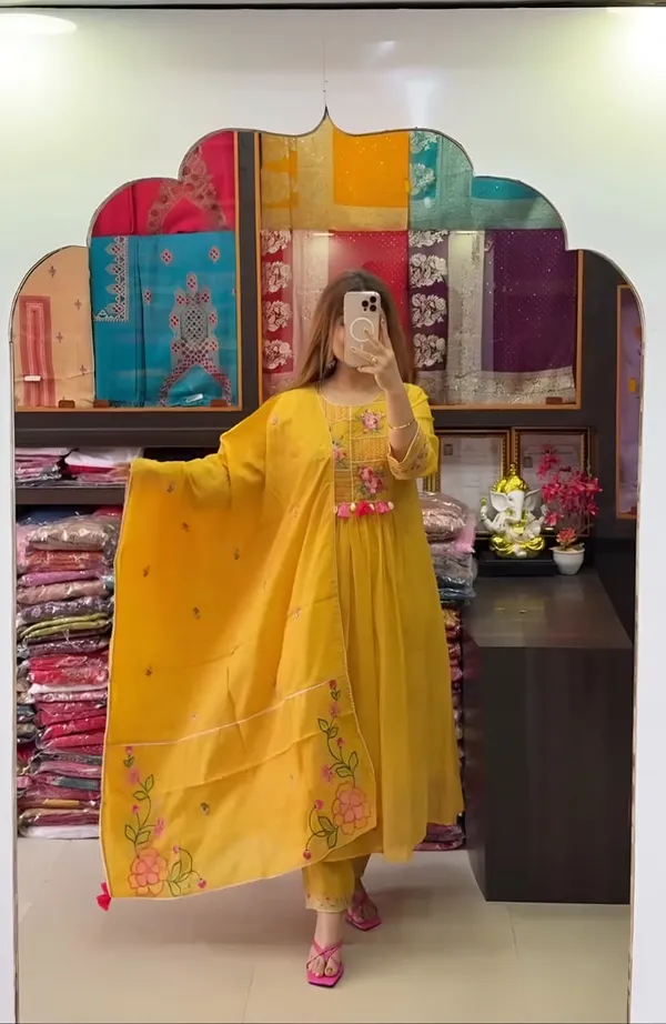 Women’s_Mustard_Yellow_Embroidered_Anarkali_Kurta_Pant_Set_with_Dupatta_