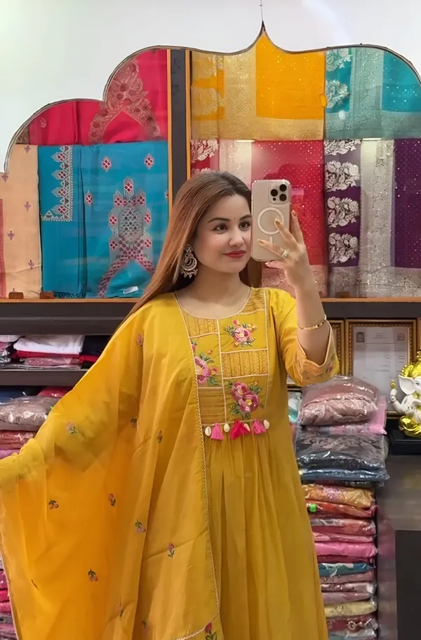Women’s_Mustard_Yellow_Embroidered_Anarkali_Kurta_Pant_Set_with_Dupatta_