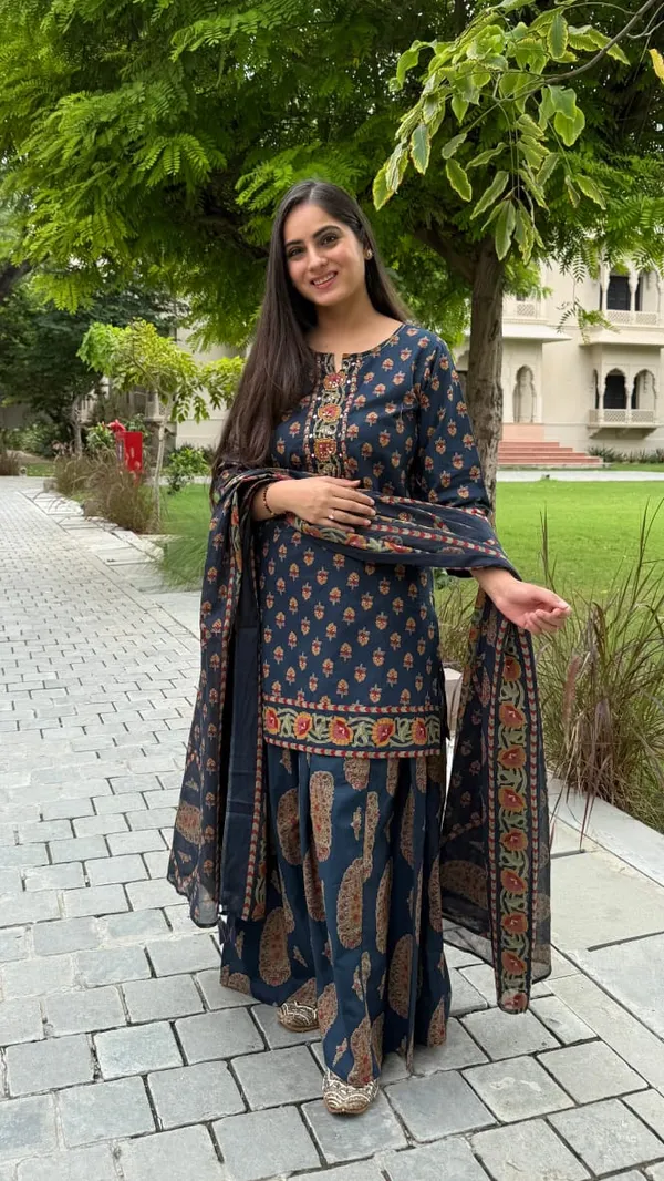 Elegant_Navy_Blue_Printed_Ethnic_Suit_Set_with_Dupatta