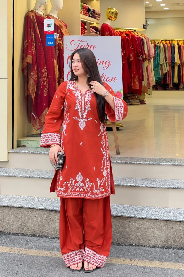 Rust_Embroidered_Kurta_Pant_Set_for_Women_–_Traditional_Ethnic_Wear