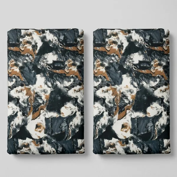 Charcoal_Grey,_White,_And_Brown_Bsy_Floral_Print_(Polyester)_Unstitched_Fabrics_Women_-_Pack_of_2