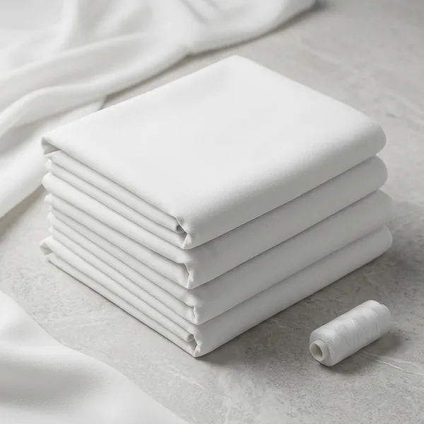 White_Micro_Crepe_Unstitched_Fabrics_Women_-_Pack_of_4