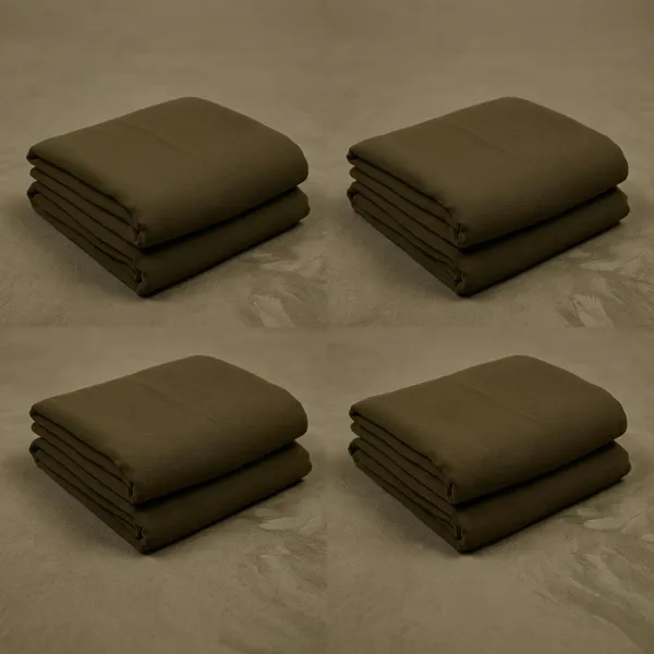 Olive_Green_Micro_Crepe_Unstitched_Fabric_For_Women_-_Pack_of_4