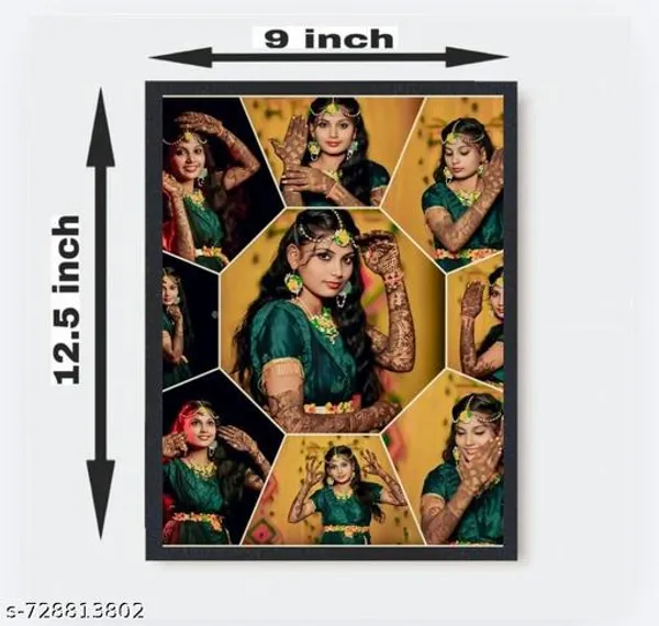 Multicolor_Wood_Custom_9_Photo_Collage_Wall_Hanging_Photo_Frame