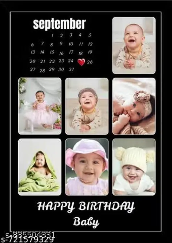 Multicolor_Wood_Personalized_Baby_First_Birthday_Calendar_Wall_Hanging_Photo_Frame