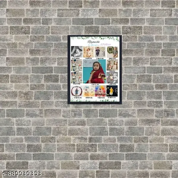 Multicolor_Wood_Baby_First_Birthday_13_Photo_Collage_Wall_Hanging_Photo_Frame