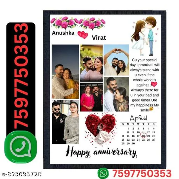 Multicolor_Wood_6_Photo_Collage_Anniversary_Calendar_Wall_Hanging_Photo_Frame