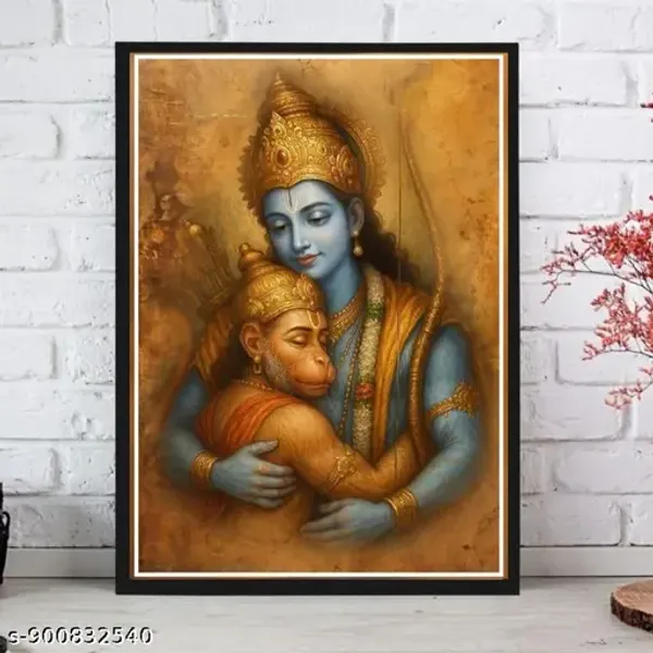 Multicolor_Wood_Ram_Hanuman_Blessing_Religious_Wall_Hanging_Photo_Frame