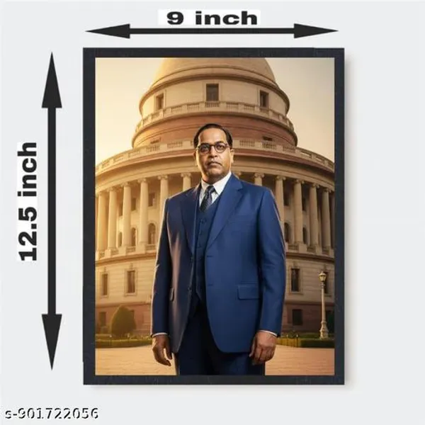 Multicolor_Wood_Dr_B_R_Ambedkar_Inspirational_Wall_Hanging_Photo_Frame