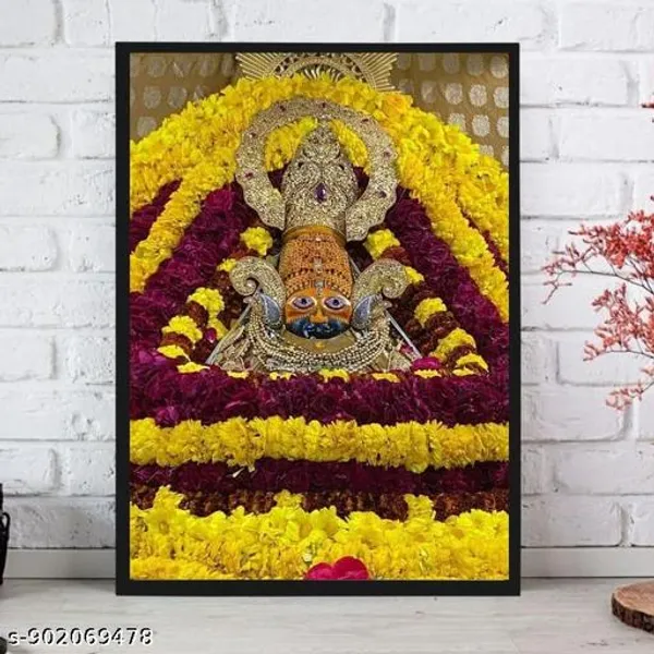Multicolor_Wood_Khatu_Shyam_Ji_Religious_Wall_Hanging_Photo_Frame