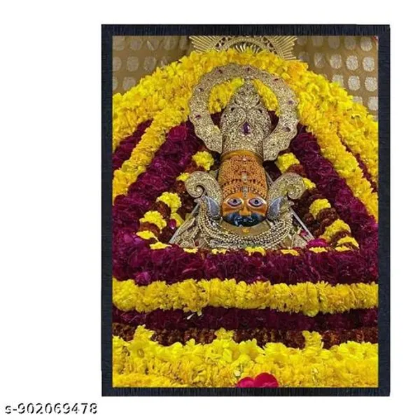 Multicolor_Wood_Khatu_Shyam_Ji_Religious_Wall_Hanging_Photo_Frame