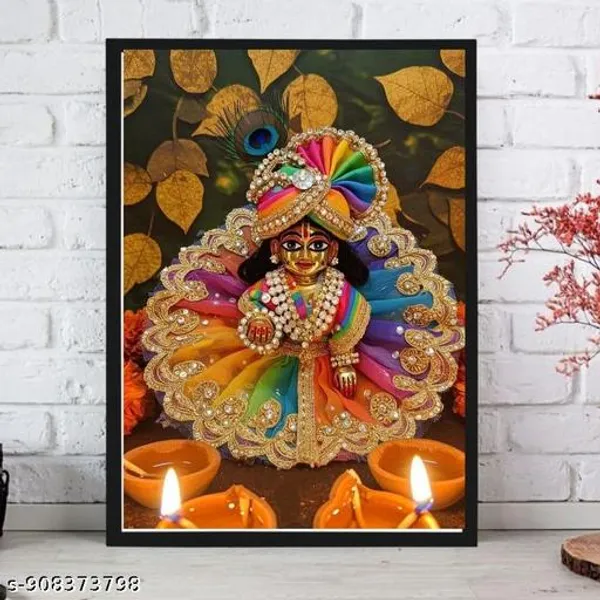 Multicolor_Wood_Spiritual_Bal_Krishna_Laddu_Gopal_Wall_Hanging_Photo_Frame